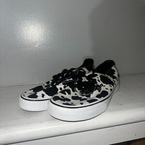 Vans Women’s Cow Print Canvas Sneakers